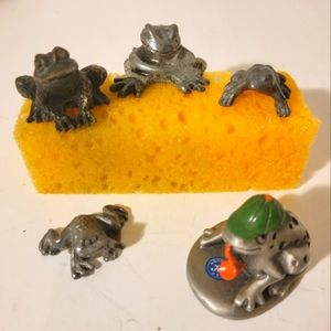 Pewter Frogs